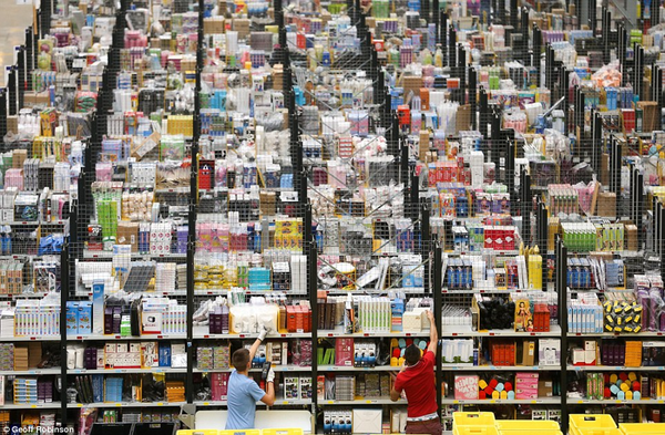 Amazon aumenta su inventario en Mexico