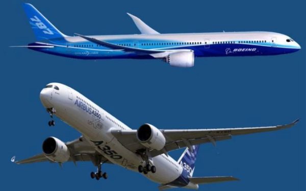 Boeing y Airbus