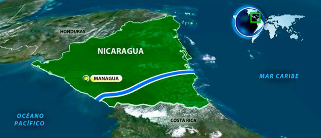 Campesinos en Nicaragua, en contra de canal interoceánico al sur del país