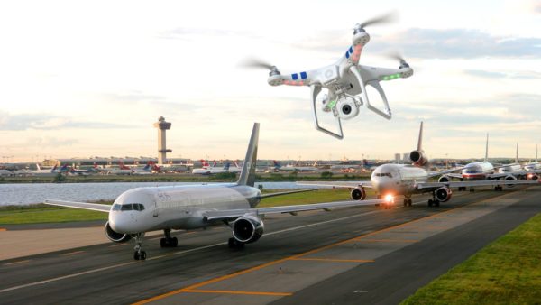 Drones seguridad aeropuertos