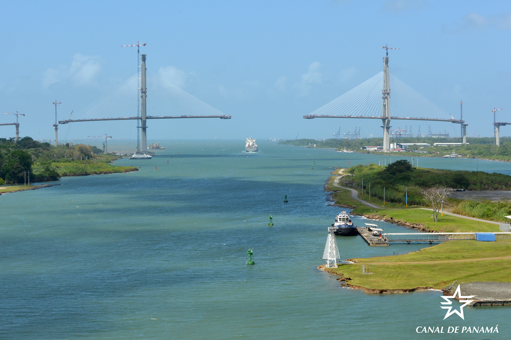 El puente que cruzará el canal de Panamá a 75 metros de altura estará listo en el primer semestre de este año