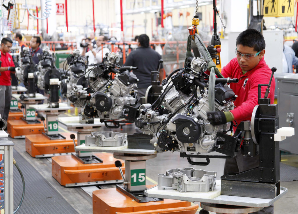 La producción industrial en México disminuyó 0,6% en 2017