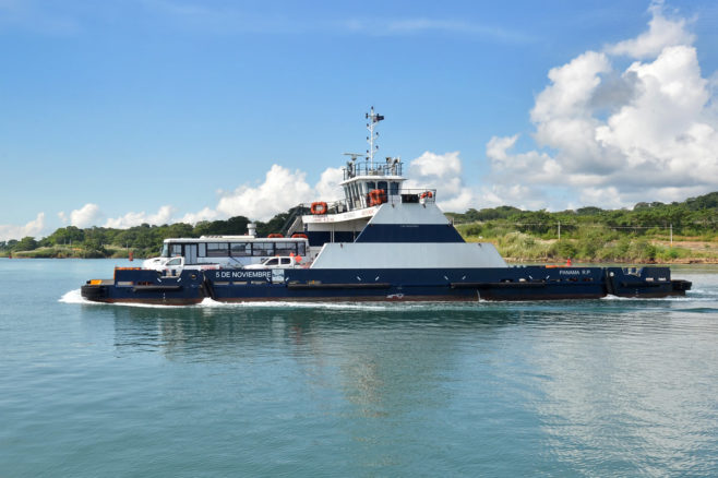 Concluye el mantenimiento del Ferry 5 de Noviembre en el Canal de Panamá