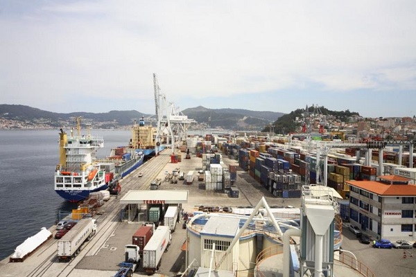 Puerto de Marín aumenta un 2,85% el tráfico de mercancías hasta agosto