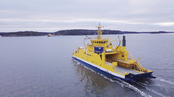 Finferries lleva a cabo su primer trayecto con un ferry autónomo