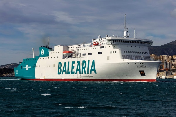 Baleària estrena el primer ferry de GNL del Mediterráneo