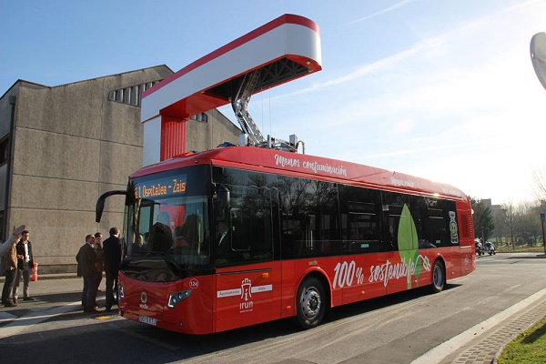 primera línea autobuses eléctricos Irún