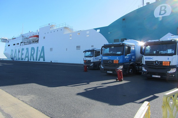 Baleària realiza primera operación de bunkering de GNL en Puerto de Huelva