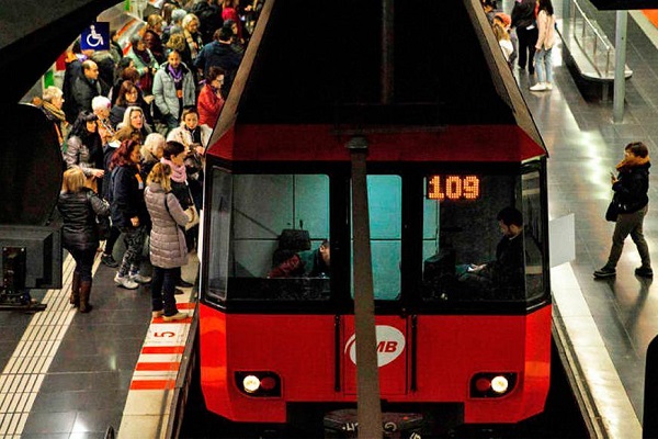 Barcelona sistema de transporte público