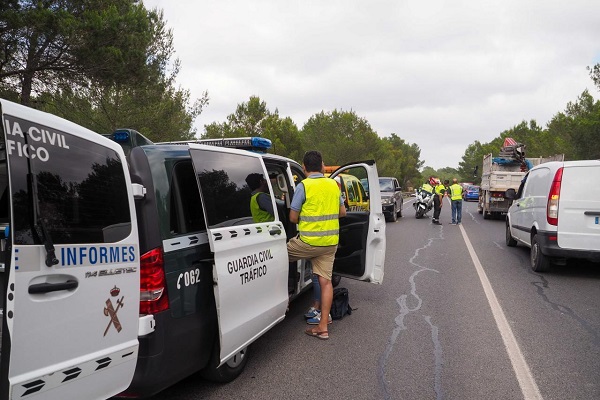 Accidentes de tráfico España confinamiento