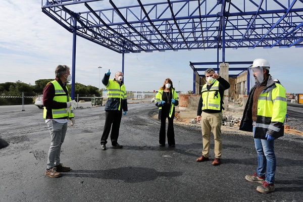 Puerto de Huelva acabará con la reordenación del Muelle Sur este verano