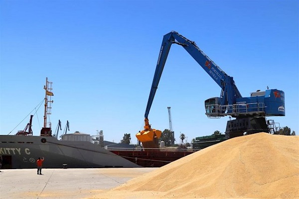 El puerto de Sevilla añade una grúa hidráulica para aumentar la rapidez
