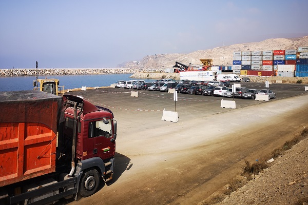 El puerto de Almería estrena su nueva explanada ganada al mar