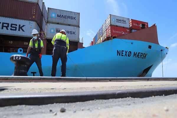 Maersk unirá el puerto de Huelva, Algeciras y Leixoes a partir de noviembre