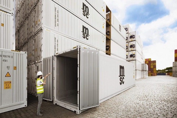MSC transporte casi dos millones de contenedores refrigerados en 2020