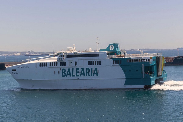 El ferry Avemar Dos se incorpora a la ruta Ceuta-Algeciras de Baleària