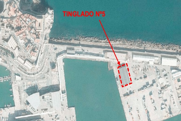 El Puerto de Melilla rehabilitará una zona de almacenaje y tráfico de mercancías