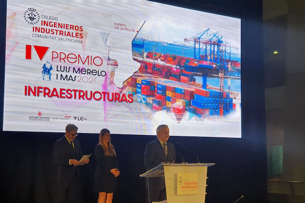 Valenciaport, galardonada con el premio Luis Merelo por su labor logística durante la pandemia