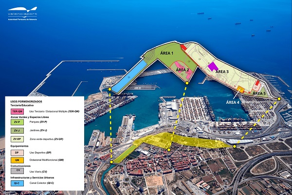 El Puerto de Valencia avanza en la urbanización de la zona sur 1
