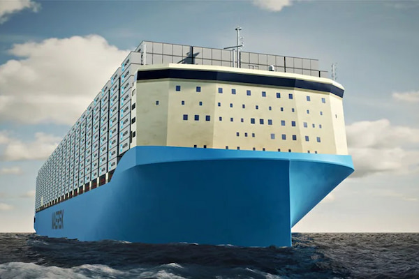 Maersk presenta el diseño de ocho buques portacontenedores carbono neutral