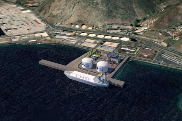 El Puerto de Tenerife apoya un proyecto para el suministro de GNL y electricidad a buque