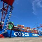 El Puerto de Valencia recibe la primera escala del Cosco Shipping Nebula