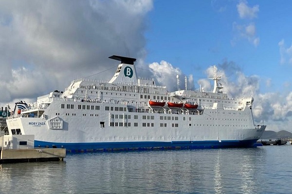 Baleària utilizará el ferry Moby Zazá en la ruta Almería-Nador