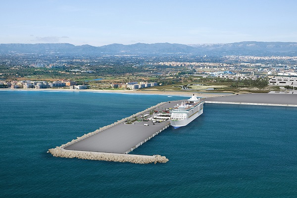 El Puerto de Tarragona avanza en la construcción del contradique Poniente