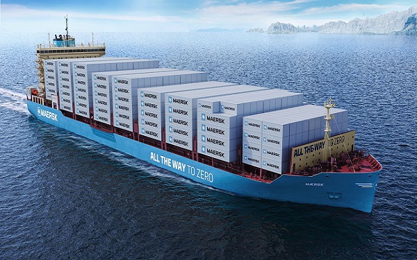 Maersk contará con seis portacontenedores propulsados por metanol
