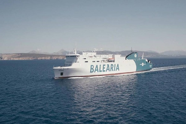 Baleària destina el buque Hypatia de Alejandría para su conexión con Melilla